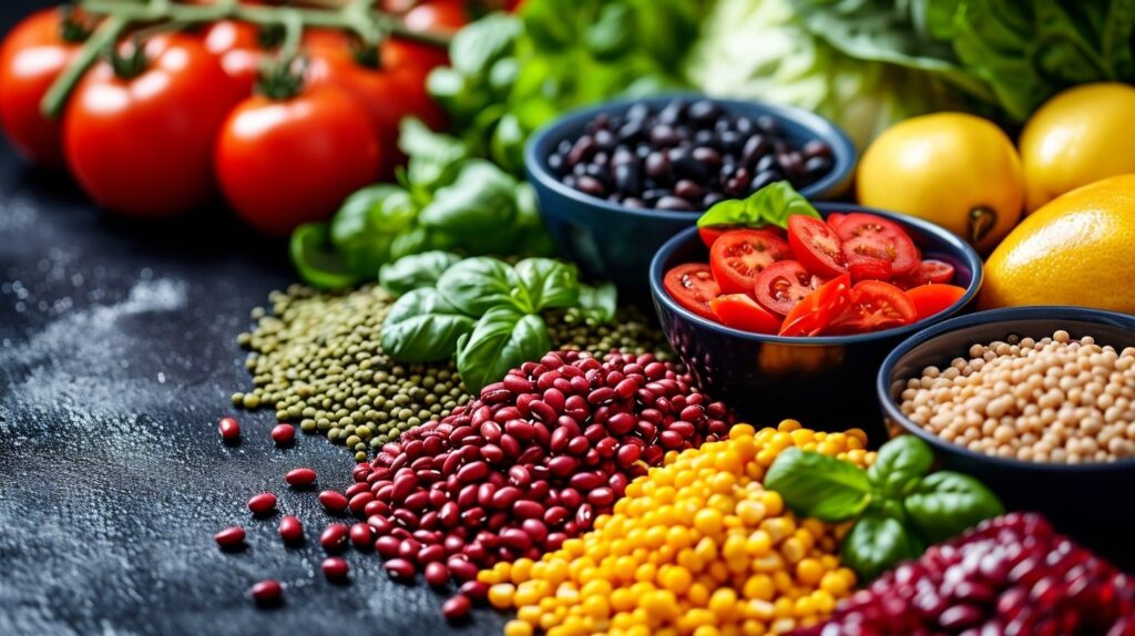 Eine auf Pflanzen basierende Ernährung ist reich an Vitaminen, Mineralien, Ballaststoffen und Antioxidantien und arm an gesättigten Fetten.