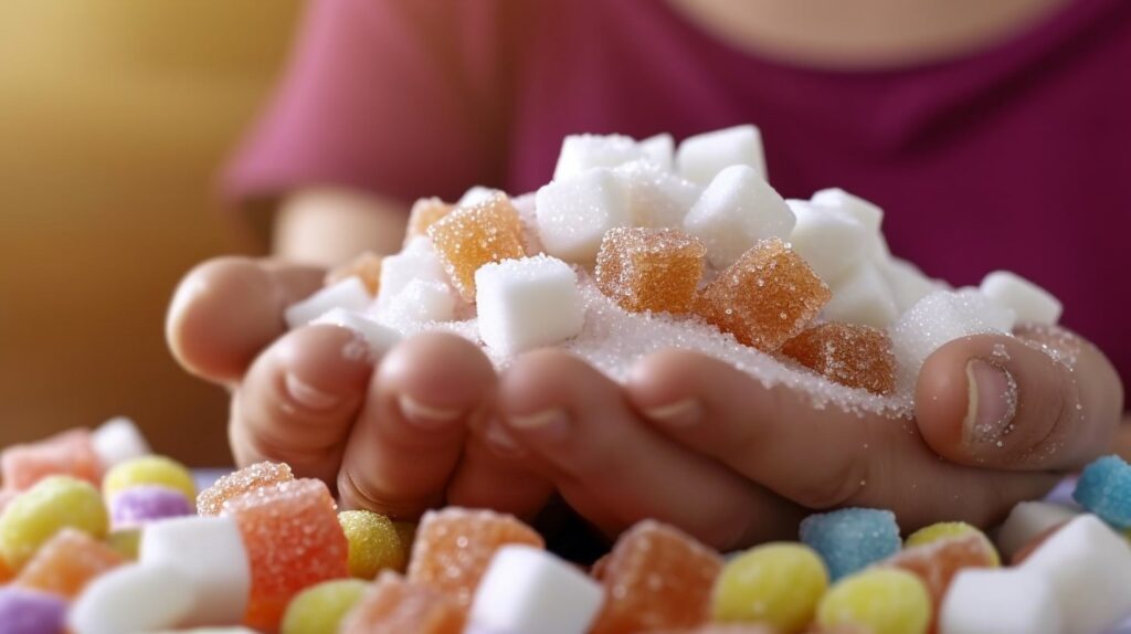 Übermäßige Zuckeraufnahme kann zu Fettleibigkeit, Entzündungen, hohen Triglyceridwerten und Diabetes führen, alles Faktoren, die das Risiko für Herzkrankheiten erhöhen.