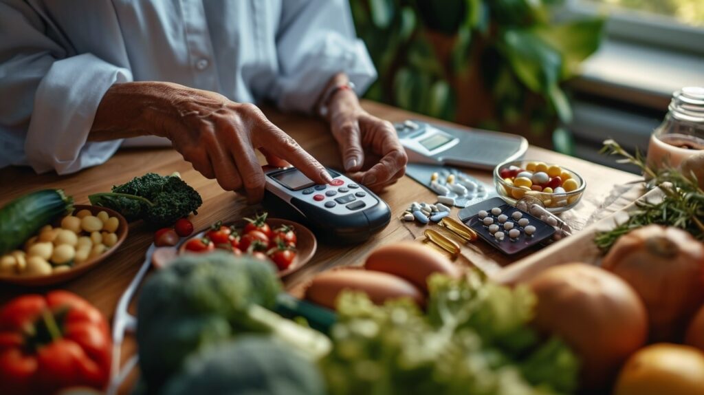 Regularnie monitoruj poziom cukru we krwi, stosuj zrównoważoną dietę