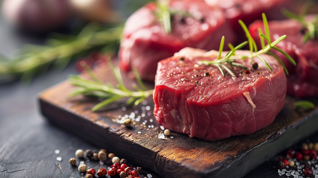 Red meat can be high in saturated fat